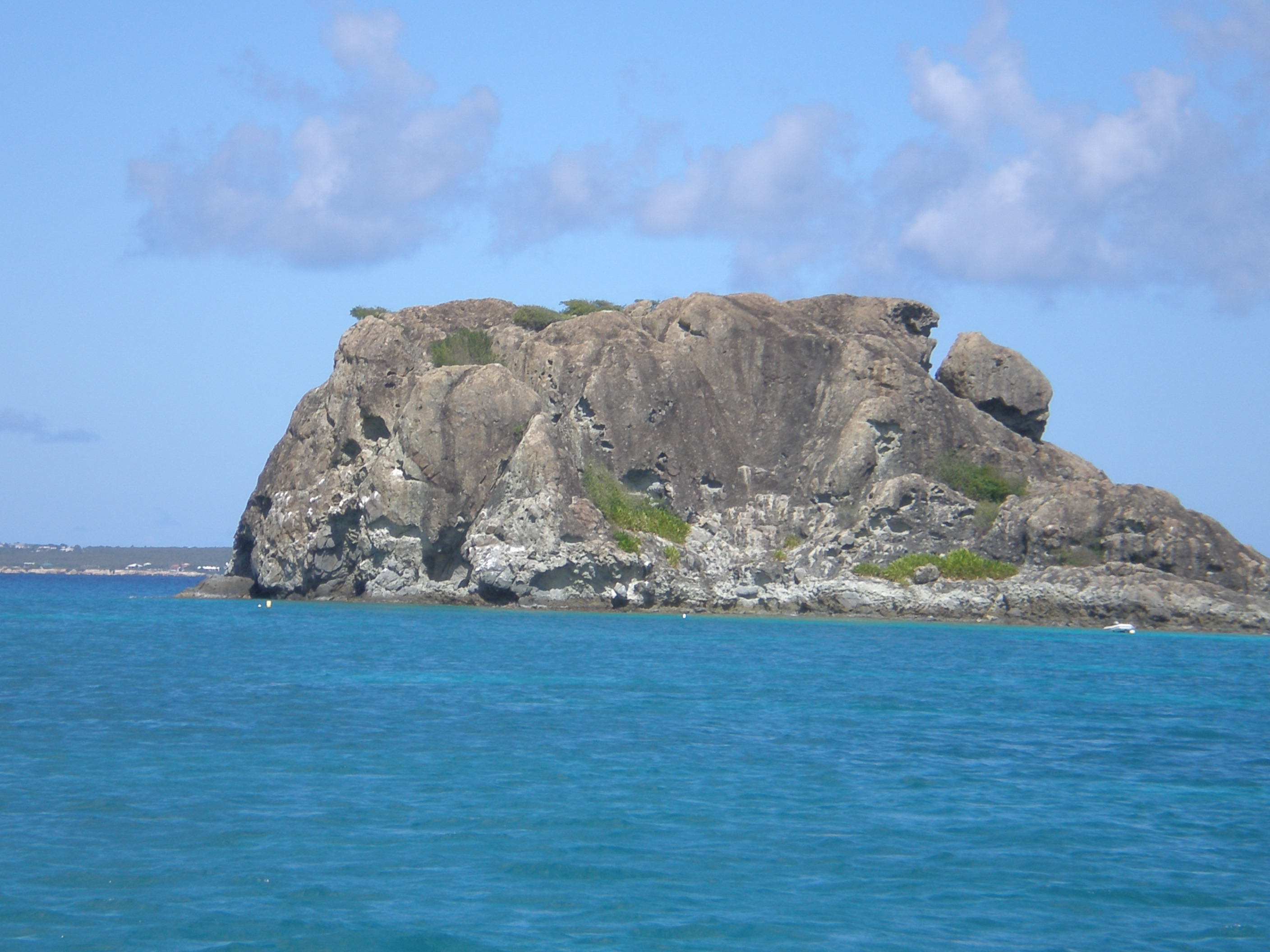 Sleeping Indian Head - Creole Rock Grand Case